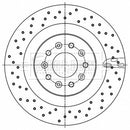 Borg & Beck Brake Disc Single Part No -BBD6186S