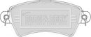 Borg & Beck Brake Pad Set - BBP1621