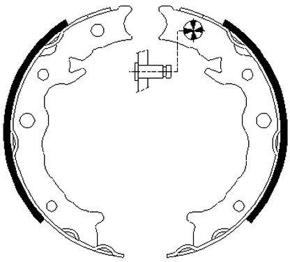 Mintex Brake Shoes fits -Subaru MFR723 (also fits other vehicles)