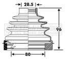 First Line Cv Joint Boot Kit Part No -FCB6297