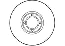 Disctech Brake Disc - Fits Austin, Ford - ABD2659 - Front Axle