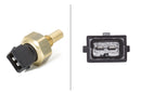 HELLA 6PT 009 107-831 Sensor, oil temperature - 2-pin connector