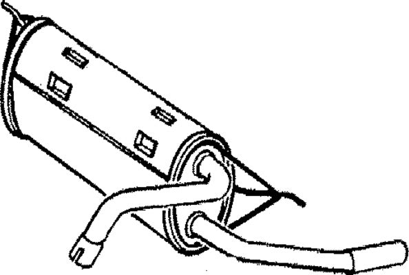 Klarius VO306E - Box With Tail Pipe
