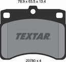 Textar Brake Pad Set - 2078001