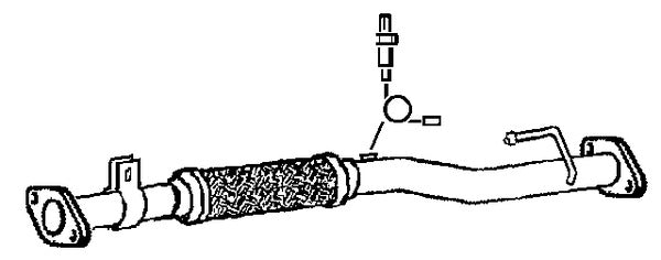 Klarius HY83E - Centre Pipe  - Fits Hyundai Coupe 1.6i