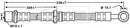 Borg & Beck Brake Hose Part No -BBH7190