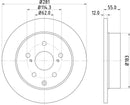Mintex Brake Discs fits -Toyota V320:5 MDC1826 (also fits other vehicles)
