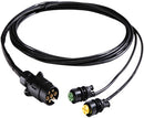 HELLA 8KA 998 229-011 Cable Set, combination rear light - for PC trailers - 2-pin connector - 12V - Pl
