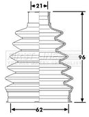 First Line Cv Joint Boot Kit Part No -FCB6225