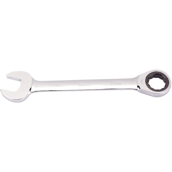 Draper HI-TORQ Metric Ratchet Combination Spanner, 30mm