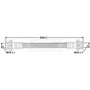 Borg & Beck Brake Hose Part No -BBH7147