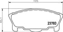 Mintex Brake Pad Set fits -Daihatsu MDB1857 (also fits other vehicles)