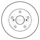 Borg & Beck Brake Disc Pair Part No -BBD5256