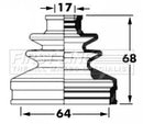 First Line Cv Joint Boot Kit Part No -FCB6035