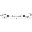 Borg & Beck Brake Hose Part No -BBH6500