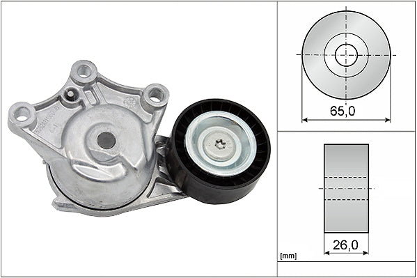INA Tensioner Lever - V-Ribbed Belt - Part No - 534042810