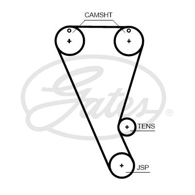 Gates Timing Belt - T363HOB