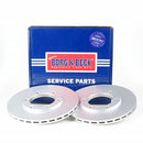 Borg & Beck Brake Disc Pair Part No -BBD4916