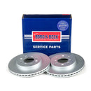 Borg & Beck Brake Disc Pair Part No -BBD4716