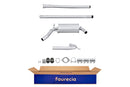 FAURECIA 8LC 366 024-501 Centre Muffler - Easy2Fit® Kit - fits OPEL ASCONA C (J82)