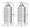 First Line Steering Gaiter Kit Part No -FSG3020