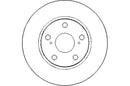 Disctech Brake Disc - Fits Toyota - ABD3046 - Front Axle