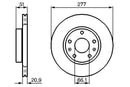 Bosch Brake Disc Pair Part No - 0986478992