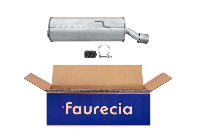 FAURECIA 8LD 366 034-341 Rear Muffler - Easy2Fit® Kit - fits RENAULT KANGOO Rapid