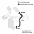 Borg & Beck Turbo Interclr Hose Part No -BTH1014