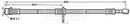 Borg & Beck Brake Hose  - BBH7678