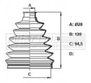 First Line Cv Joint Boot Kit Part No -FCB6408