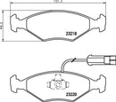 Mintex Brake Pad Set fits -Fiat MDB1949 (also fits other vehicles)