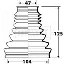 Borg & Beck Cv Joint Boot Kit Part No -BCB2908