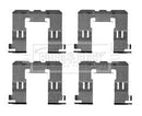 Borg & Beck Fitting Kit - Pads Part No -BBK1379