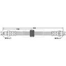 Borg & Beck Brake Hose  - BBH6637 fits BMW 3 Series,Z3 E36