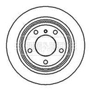 Borg & Beck Brake Disc (Pair)  - BBD4218