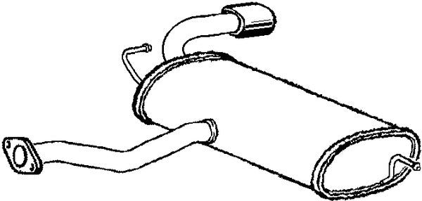 Klarius HY186T - Box With Tail Pipe