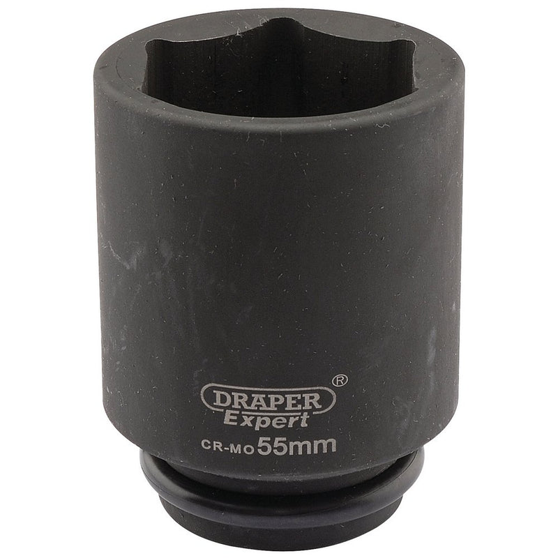 Expert HI-TORQ 6 Point Deep Impact Socket, 3/4" Sq Dr, 55mm
