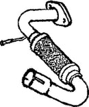 Klarius FE532C - Centre Pipe  - Fits Ford Transit 2.0i