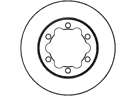 Disctech Brake Disc - Fits Land rover, Mercedes-benz - ABD2929 - Rear Axle