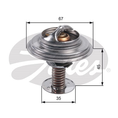 Gates Thermostat, coolant - TH45688G1