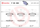 Brembo Brake Pad Set - P85082