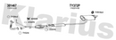 Klarius 301467 - Front Pipe For Cat  - Fits Toyota Carina E 2.0i