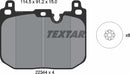 Textar Brake Pad Set - 2234401