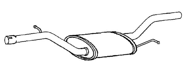 Klarius VW898P - Box With Centre Pipe  - Fits Volkswagen Passat 1.8TSi