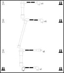 Lemark Ignition Lead Set - HOES684