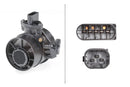 HELLA 8ET 009 149-651 Air Mass Sensor - 5-pin connector - Pipe-neck
