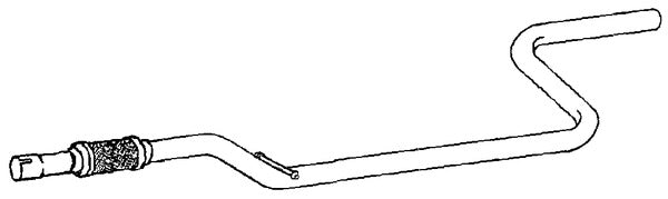 Klarius GM744H - Centre Pipe