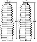 First Line Steering Gaiter Kit Part No -FSG3371