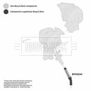 Borg & Beck Turbo Hose Part No -BTH1244